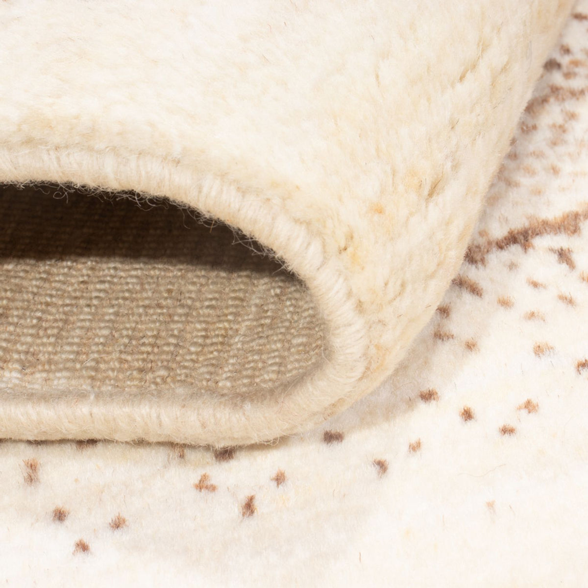 Dywan Gabbeh - perski - 145 x 96 cm - jasny beż