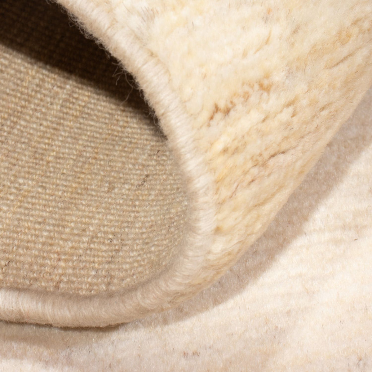 Dywan Gabbeh - perski - 150 x 96 cm - jasny beż