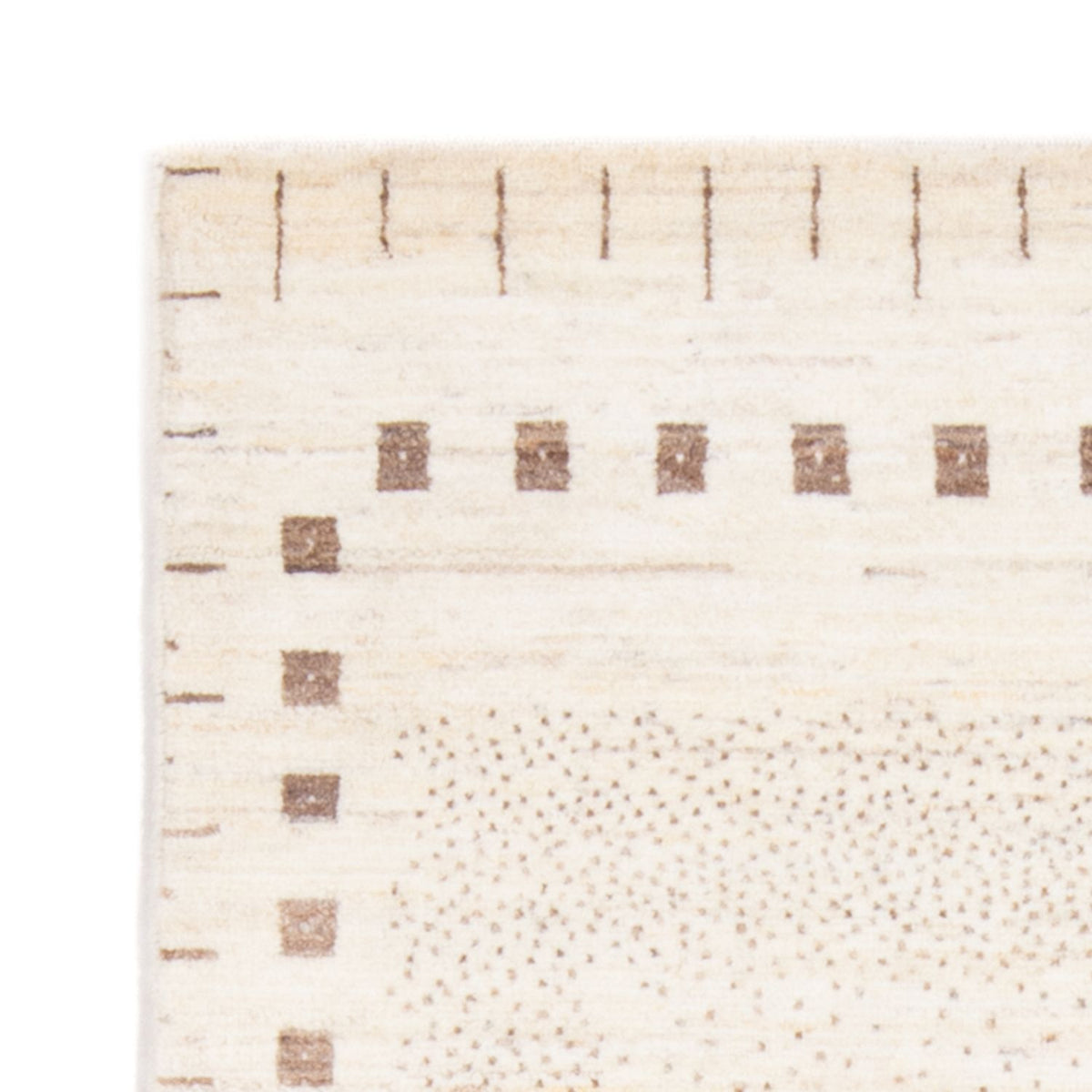 Dywan Gabbeh - perski - 155 x 98 cm - jasny beż