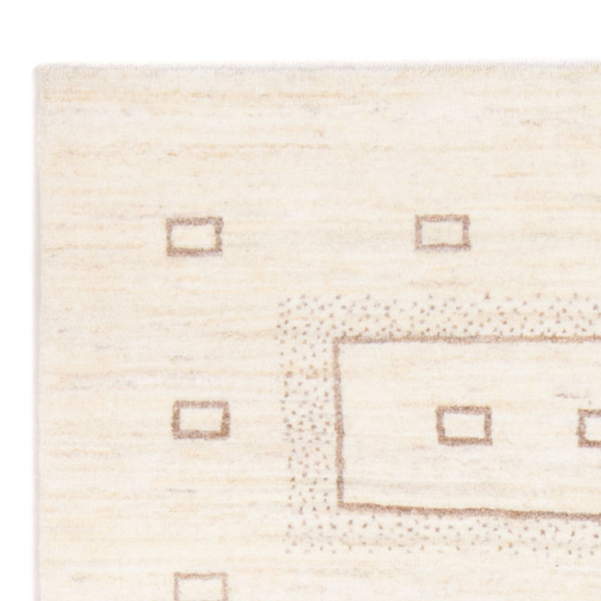 Dywan Gabbeh - perski - 148 x 102 cm - jasny beż