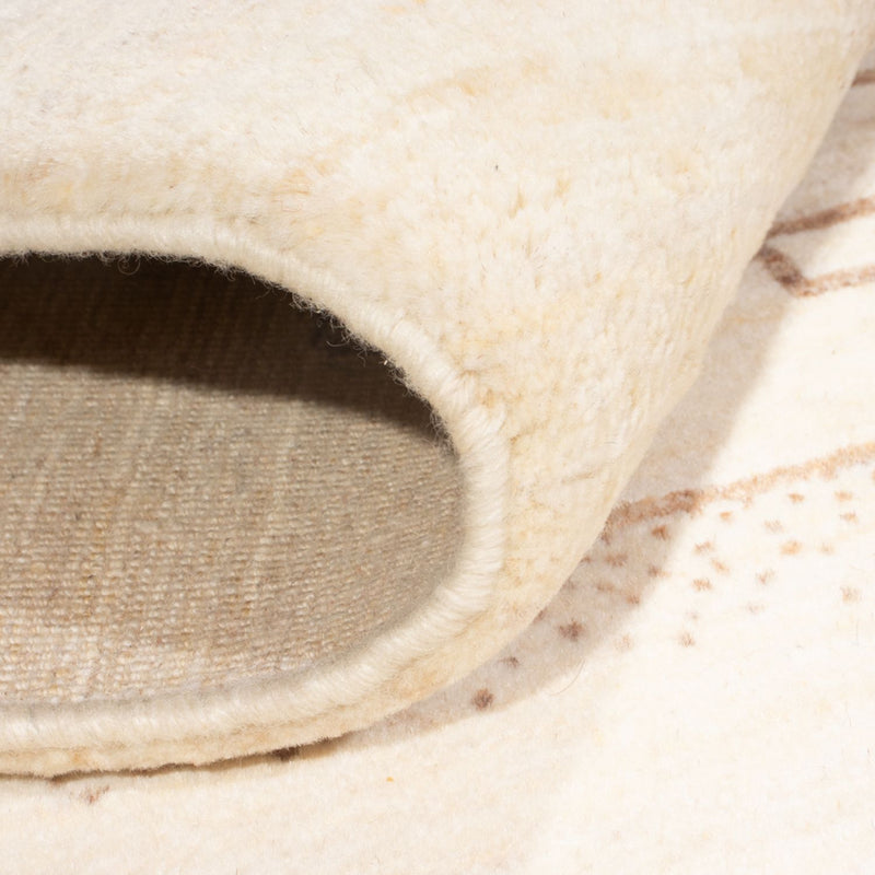 Dywan Gabbeh - perski - 148 x 102 cm - jasny beż