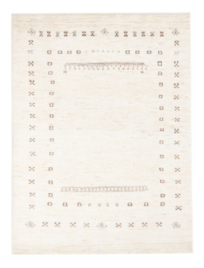 Dywan Gabbeh - perski - 144 x 97 cm - jasny beż