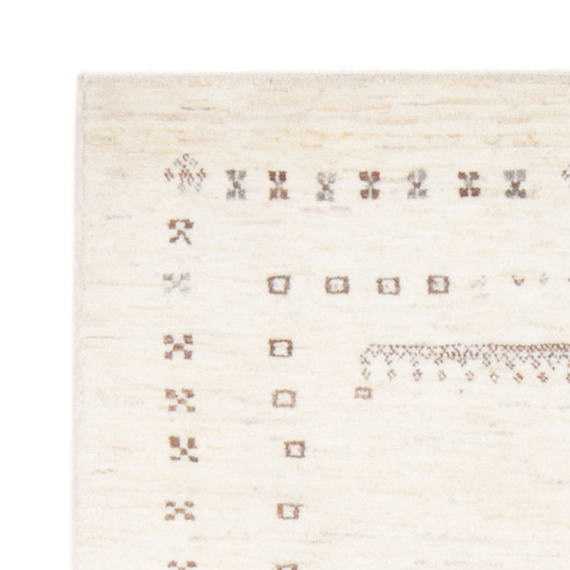 Dywan Gabbeh - perski - 144 x 97 cm - jasny beż