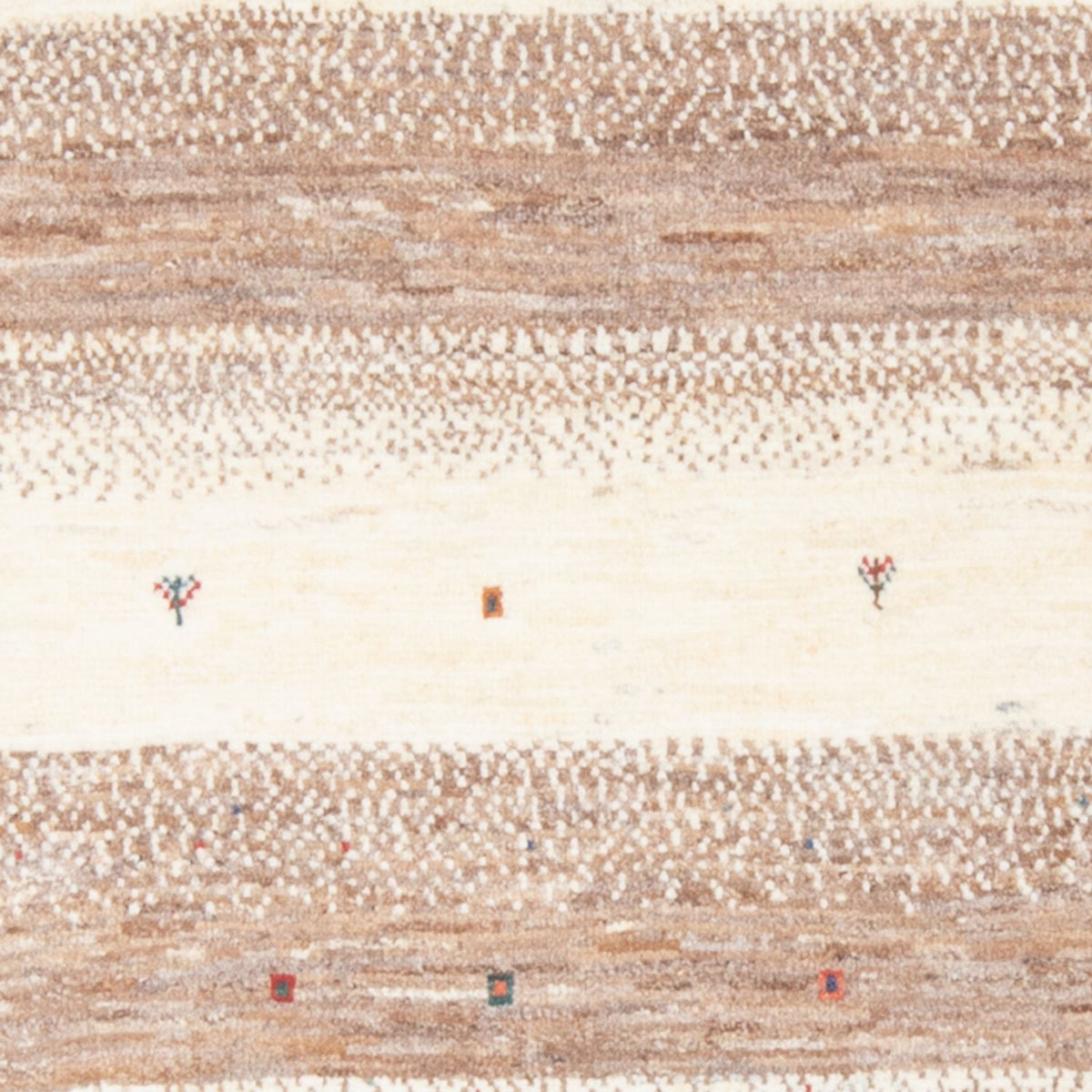 Dywan Gabbeh - perski - 143 x 97 cm - wielokolorowy