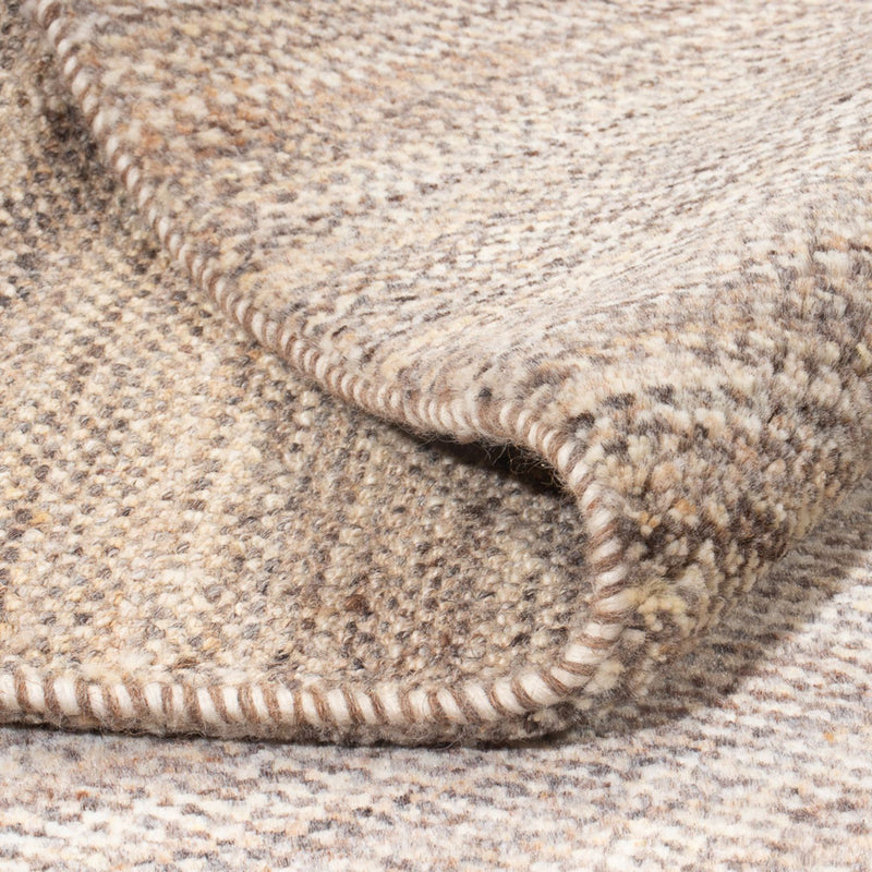 Dywan Gabbeh - perski - 194 x 154 cm - ciemny beż