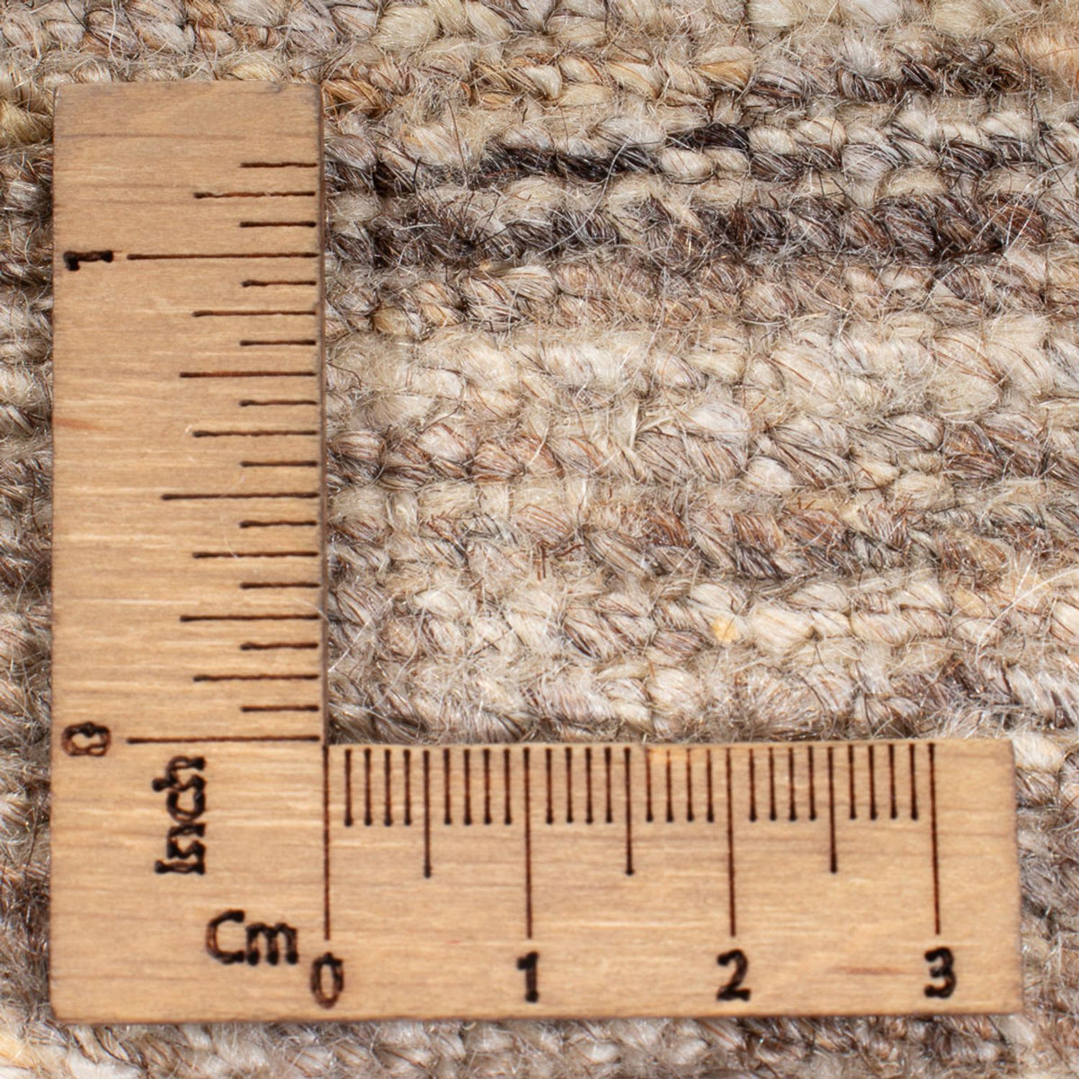 Dywan Gabbeh - perski - 192 x 156 cm - ciemny beż