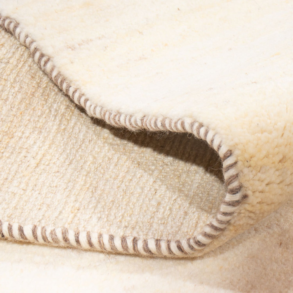 Dywan Gabbeh - perski - 95 x 61 cm - beżowy