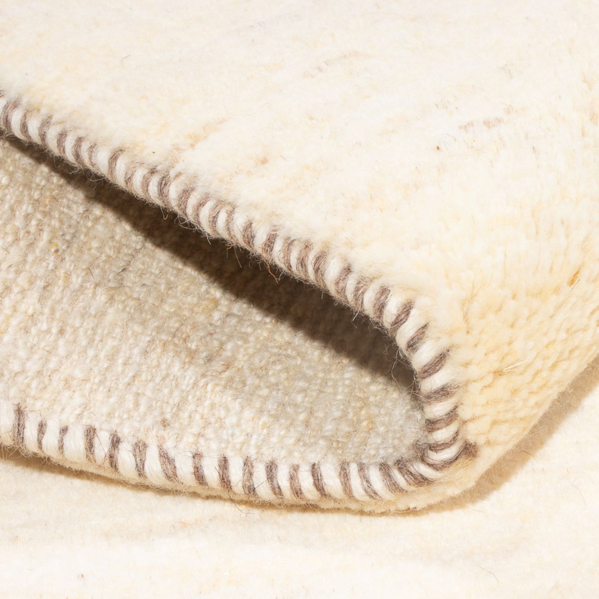 Dywan Gabbeh - perski - 92 x 61 cm - beżowy