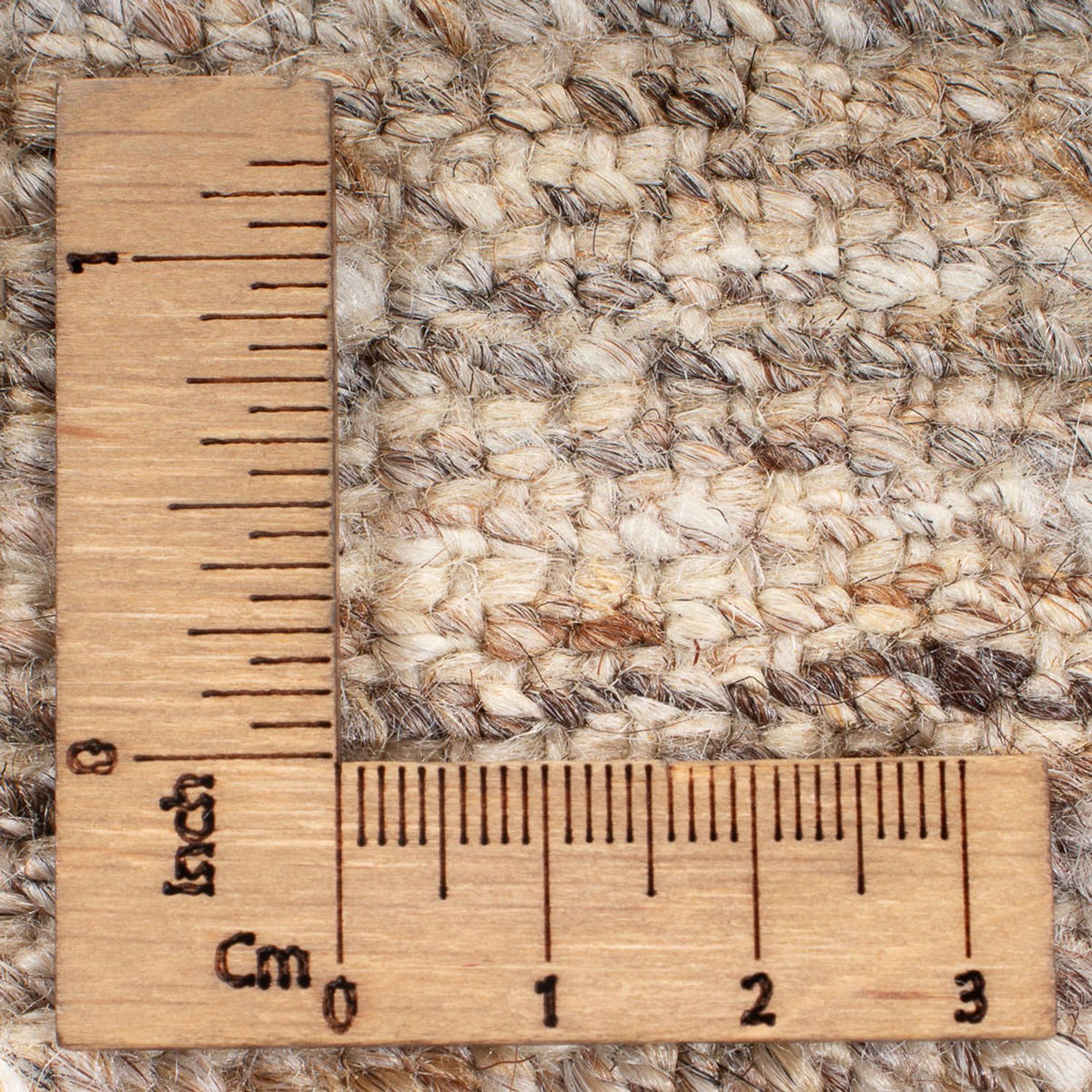 Dywan Gabbeh - perski - 194 x 154 cm - ciemny beż