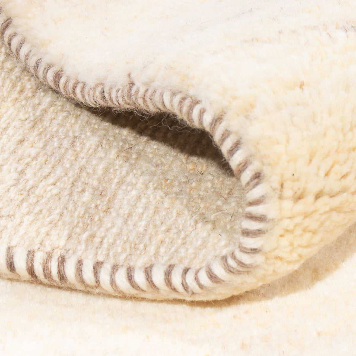 Dywan Gabbeh - perski - 93 x 62 cm - beżowy