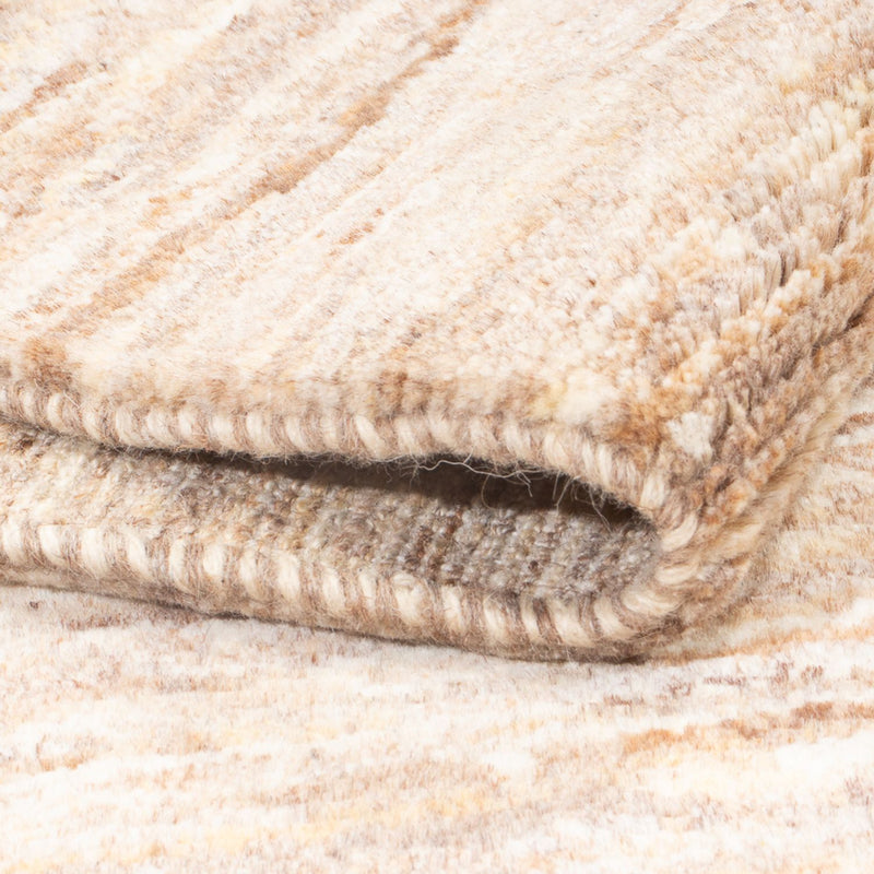 Dywan Gabbeh - perski - 136 x 97 cm - ciemny beż