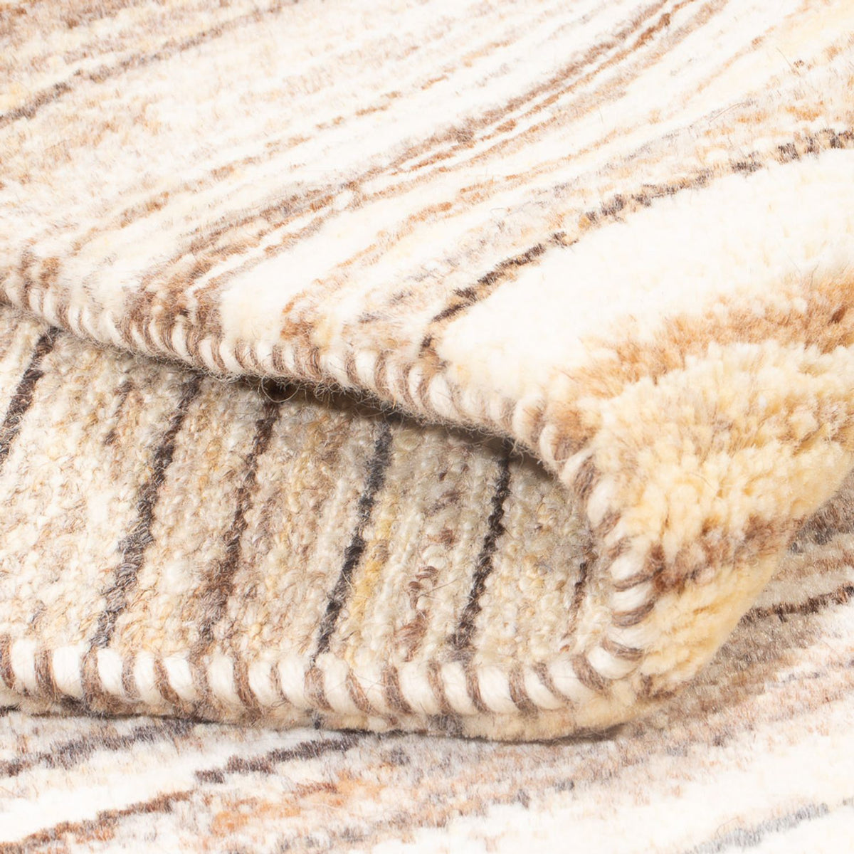 Dywan Gabbeh - perski - 142 x 93 cm - wielokolorowy