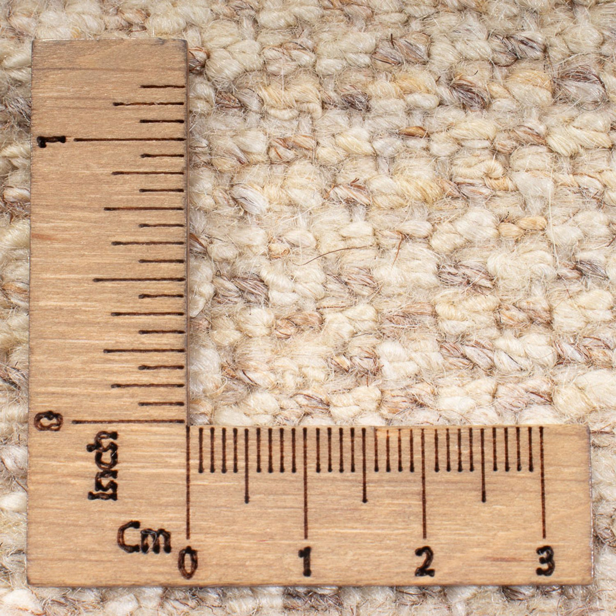 Dywan Gabbeh - perski - 206 x 151 cm - jasny beż