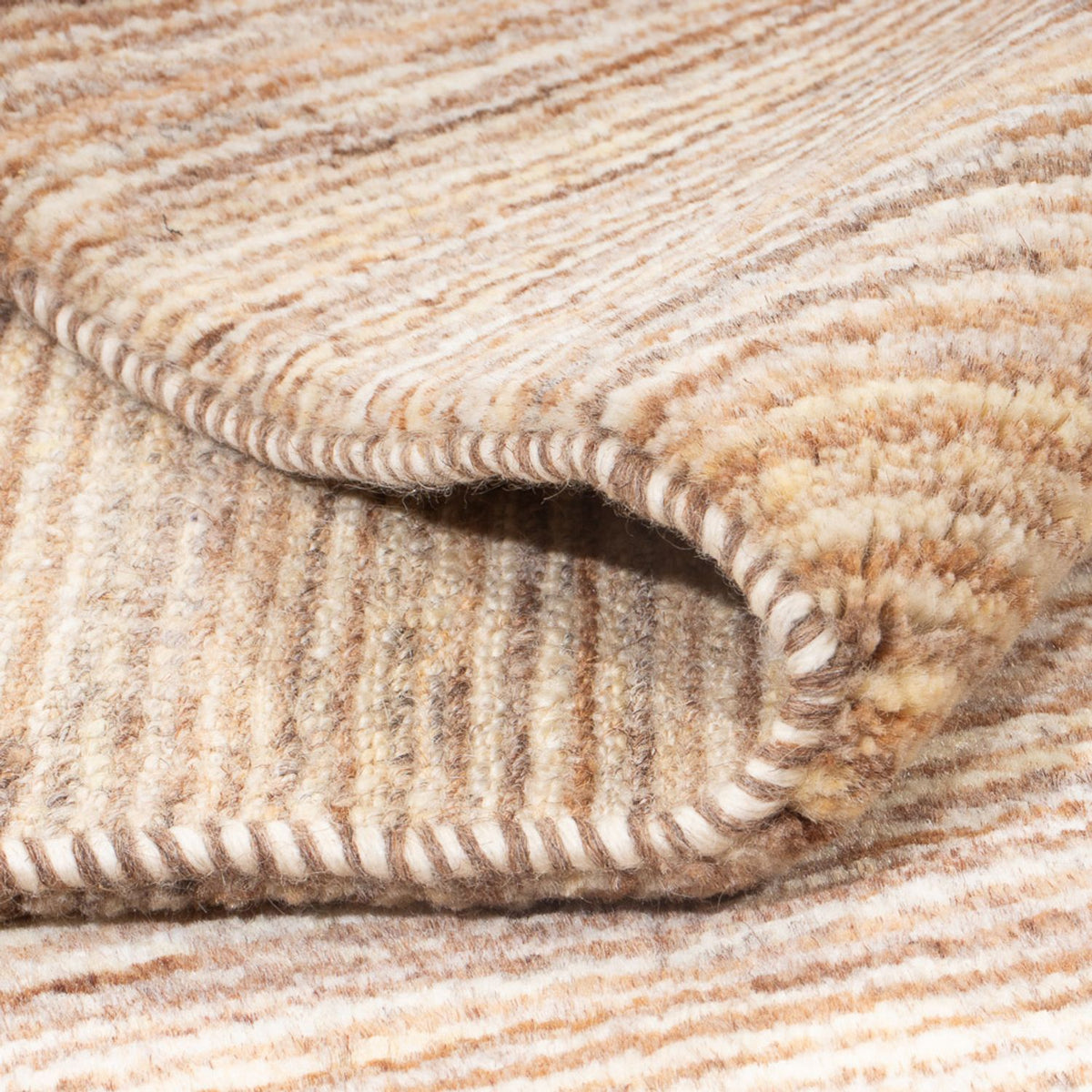 Dywan Gabbeh - perski kwadratowy  - 184 x 158 cm - jasny beż