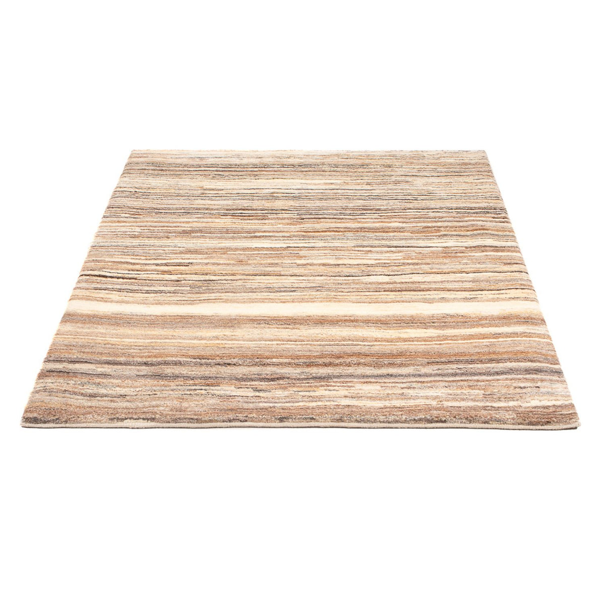 Dywan Gabbeh - perski - 146 x 106 cm - ciemny beż