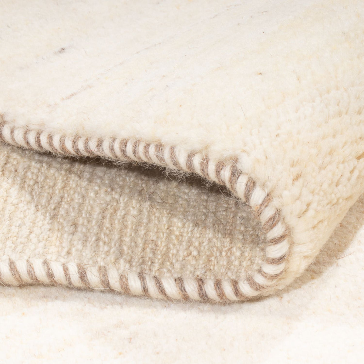 Biegacz Dywan Gabbeh - perski - 335 x 81 cm - natura