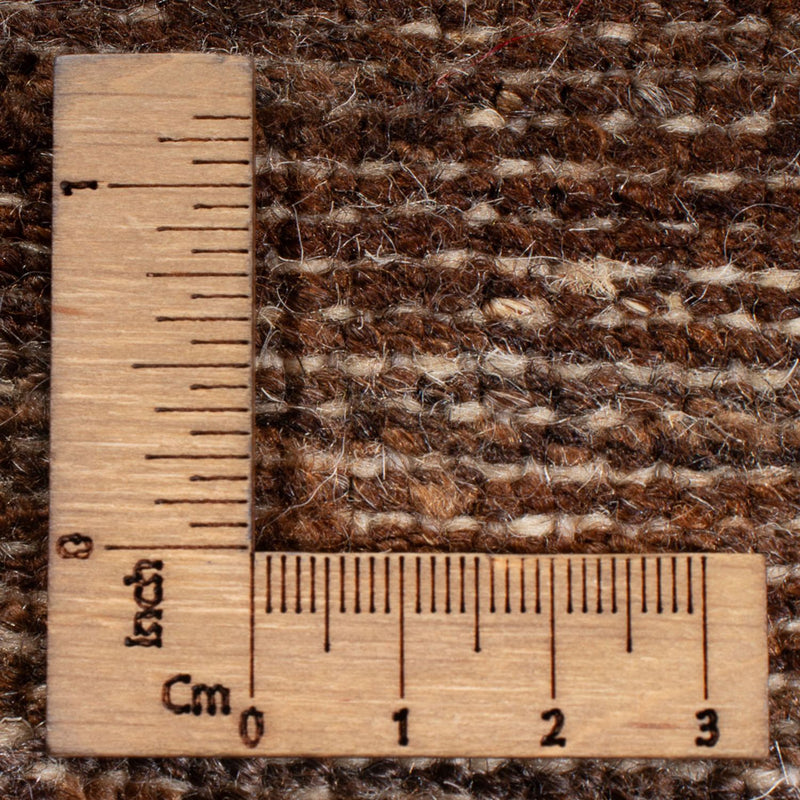 Dywan Gabbeh - perski - 248 x 215 cm - ciemnobrązowy