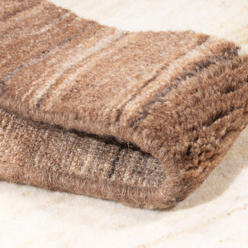 Biegacz Dywan Gabbeh - perski - 225 x 84 cm - natura