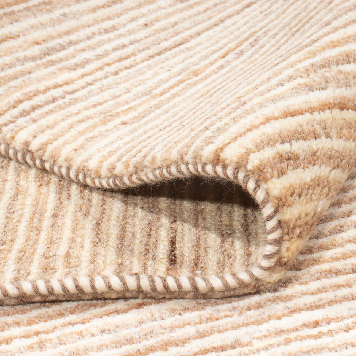 Dywan Gabbeh - perski - 244 x 170 cm - jasnobrązowy