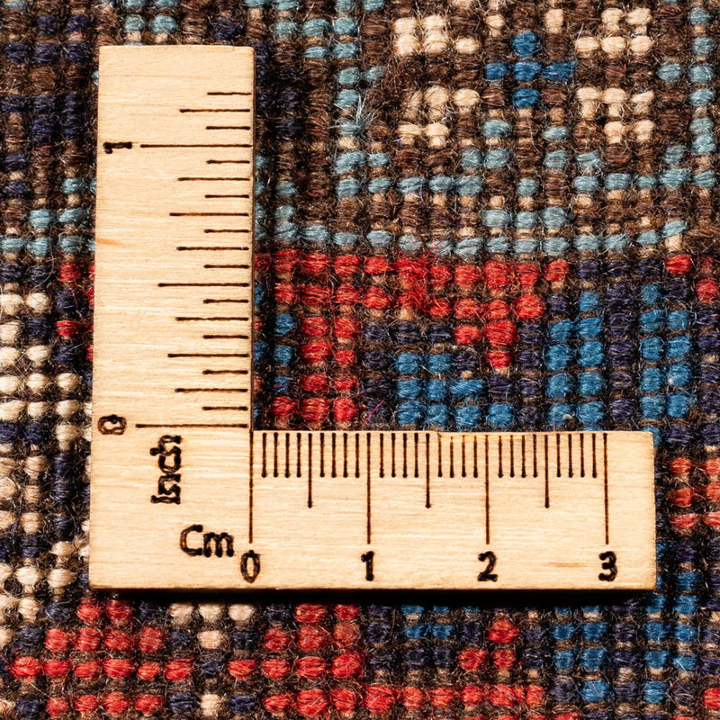 Dywan Gabbeh - perski - 242 x 198 cm - niebieski