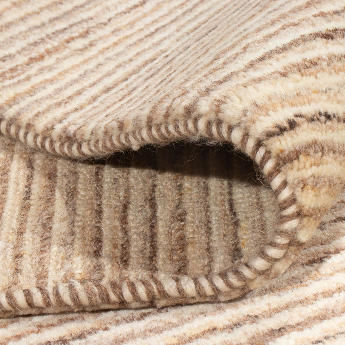 Dywan Gabbeh - perski - 216 x 173 cm - jasnobrązowy