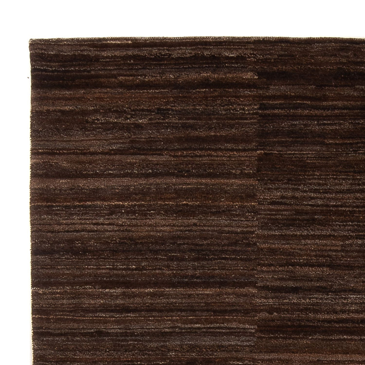 Dywan Gabbeh - perski - 230 x 168 cm - ciemny camel