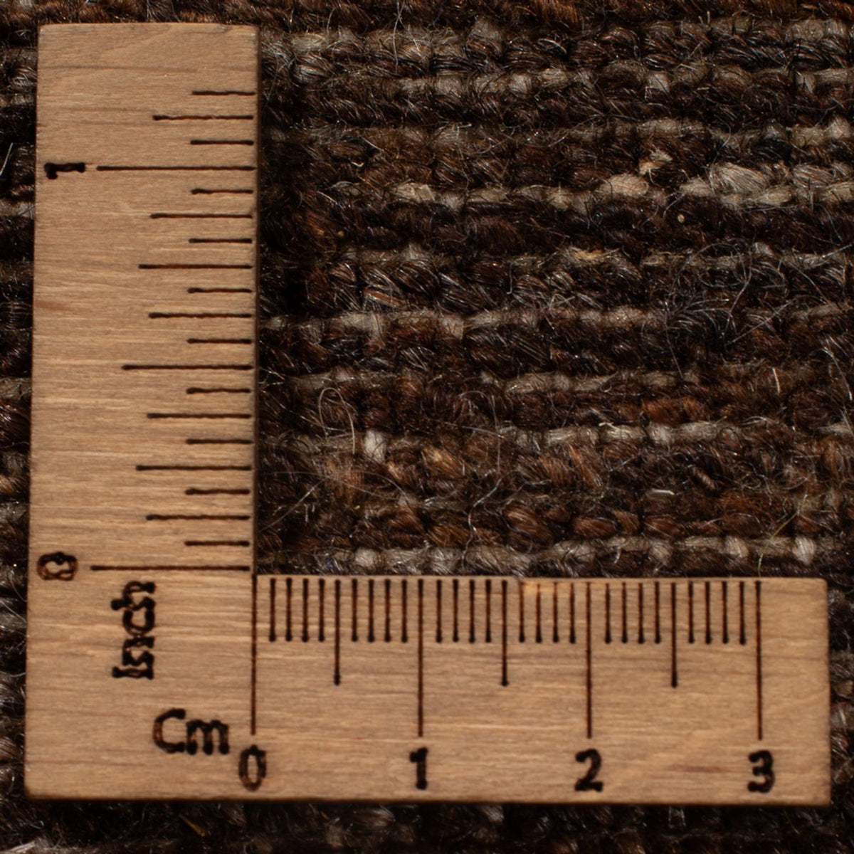 Dywan Gabbeh - perski - 230 x 168 cm - ciemny camel