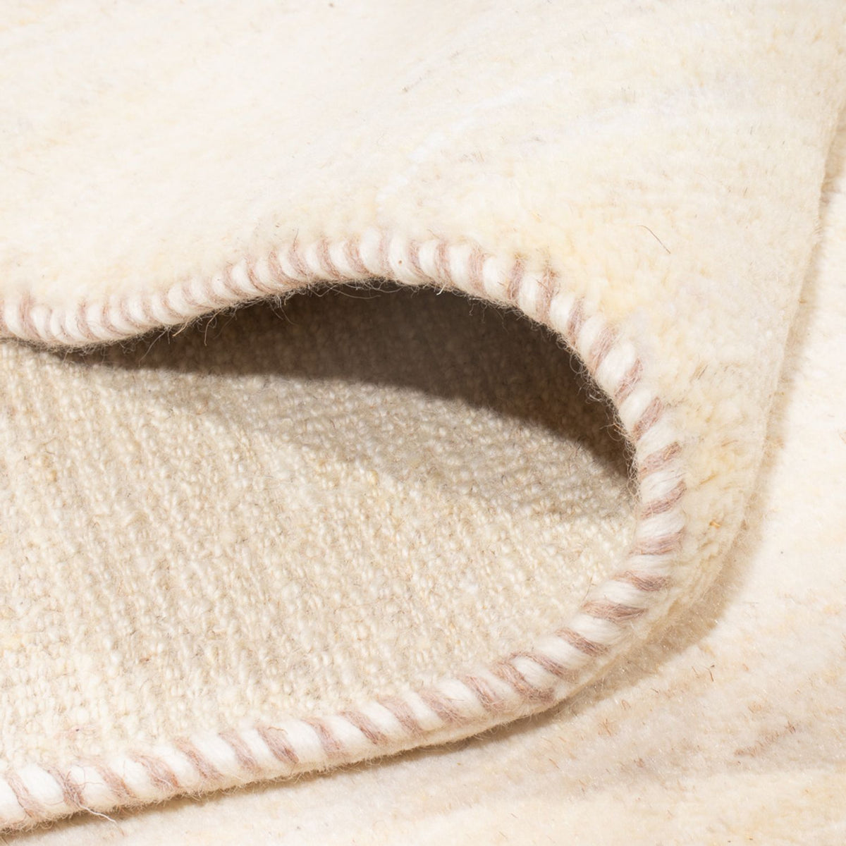 Dywan Gabbeh - perski - 318 x 212 cm - biały