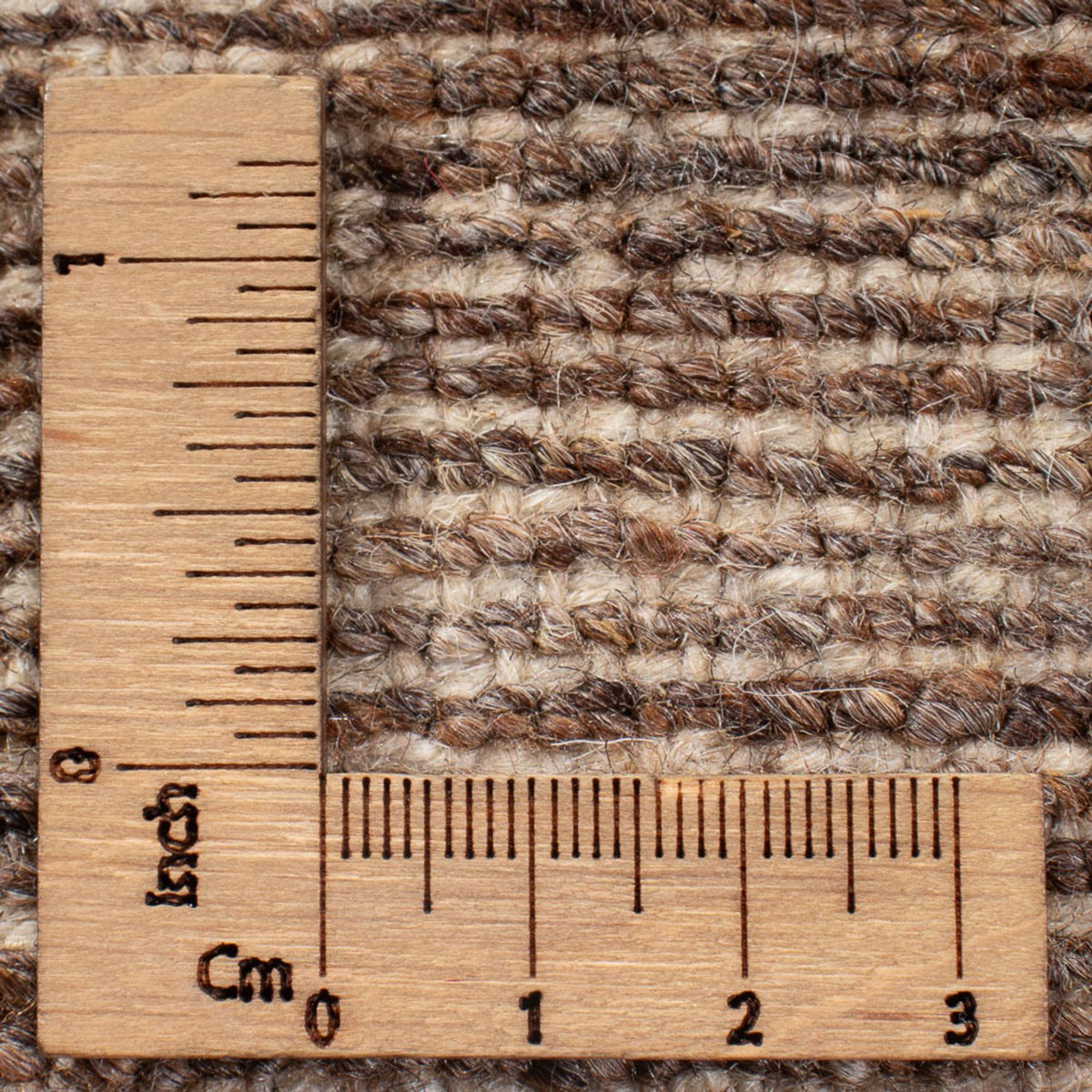 Dywan Gabbeh - perski - 94 x 58 cm - ciemny camel