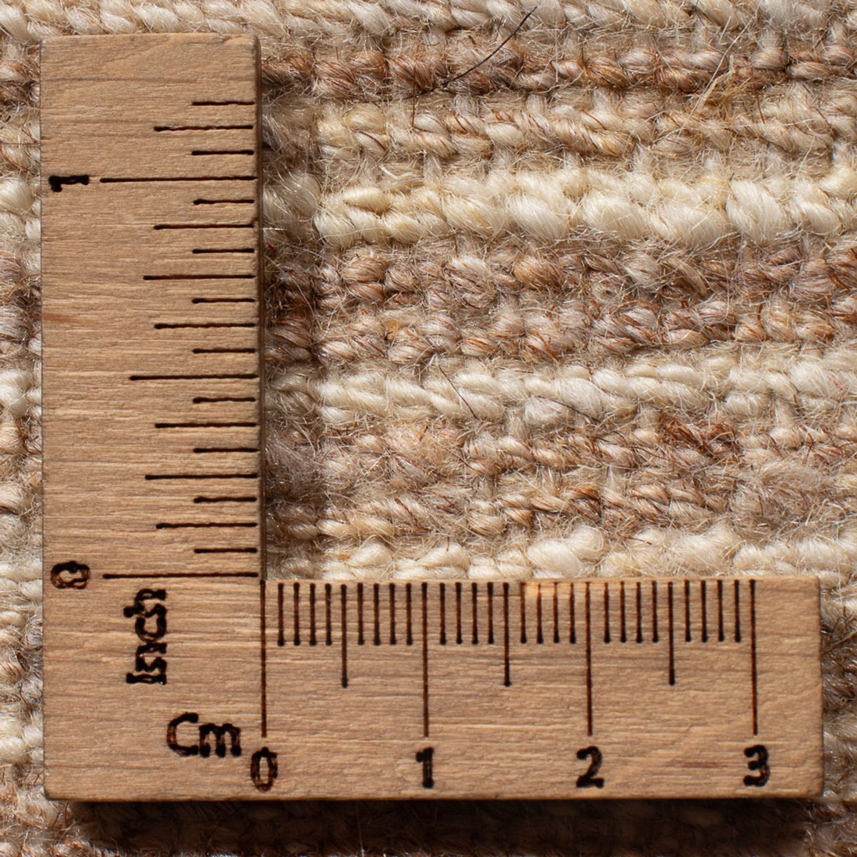 Dywan Gabbeh - perski - 100 x 64 cm - jasnobrązowy