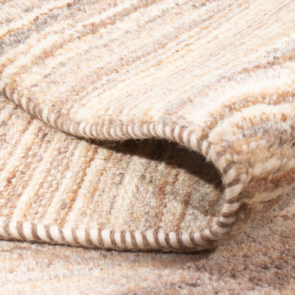 Dywan Gabbeh - perski - 96 x 60 cm - jasnobrązowy