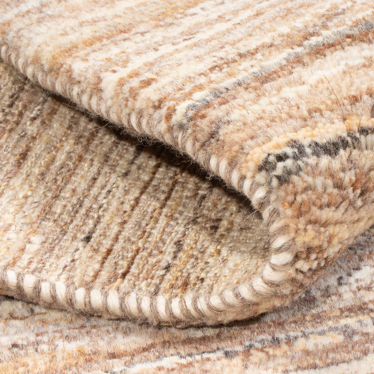 Dywan Gabbeh - perski - 92 x 60 cm - jasnobrązowy