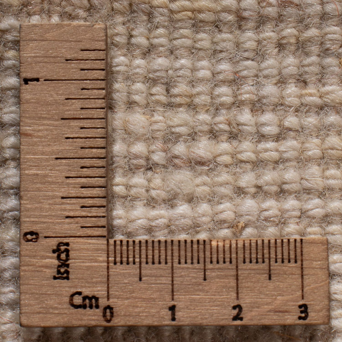 Dywan Gabbeh - perski - 97 x 59 cm - kremowy