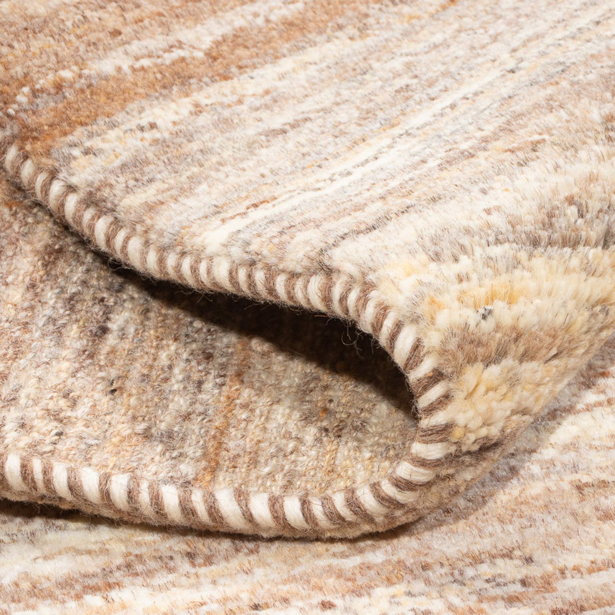 Dywan Gabbeh - perski - 96 x 61 cm - jasnobrązowy