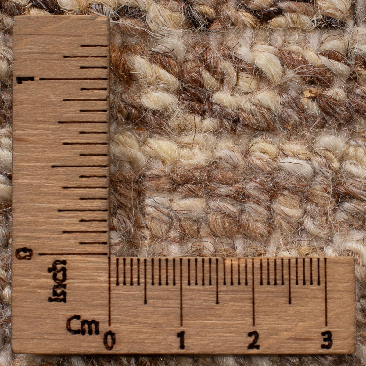 Dywan Gabbeh - perski - 92 x 62 cm - jasny beż