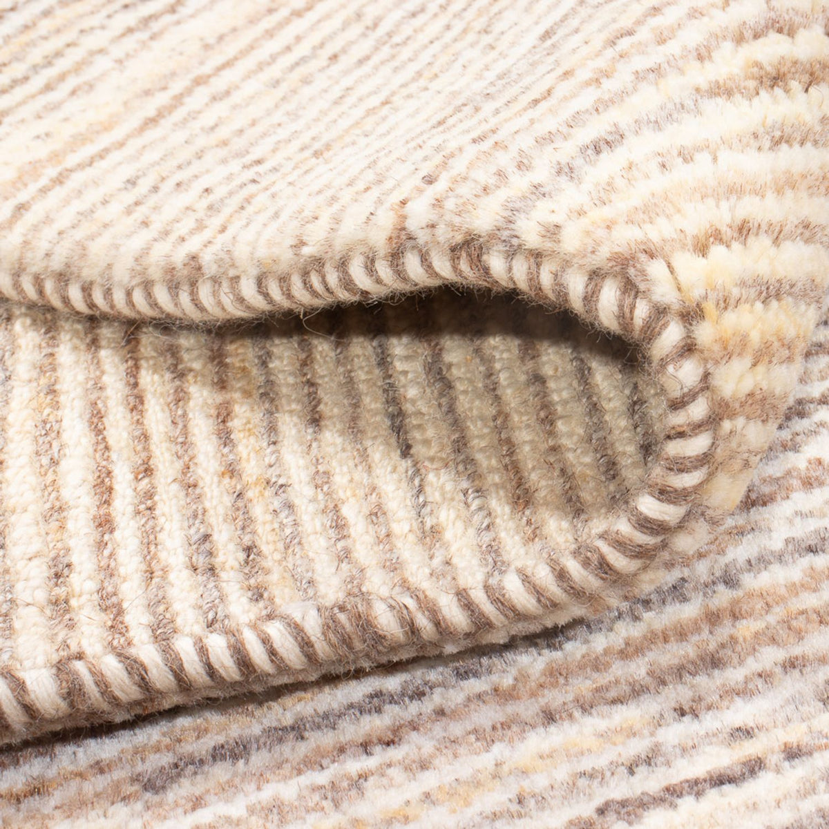 Dywan Gabbeh - perski - 148 x 106 cm - ciemny beż