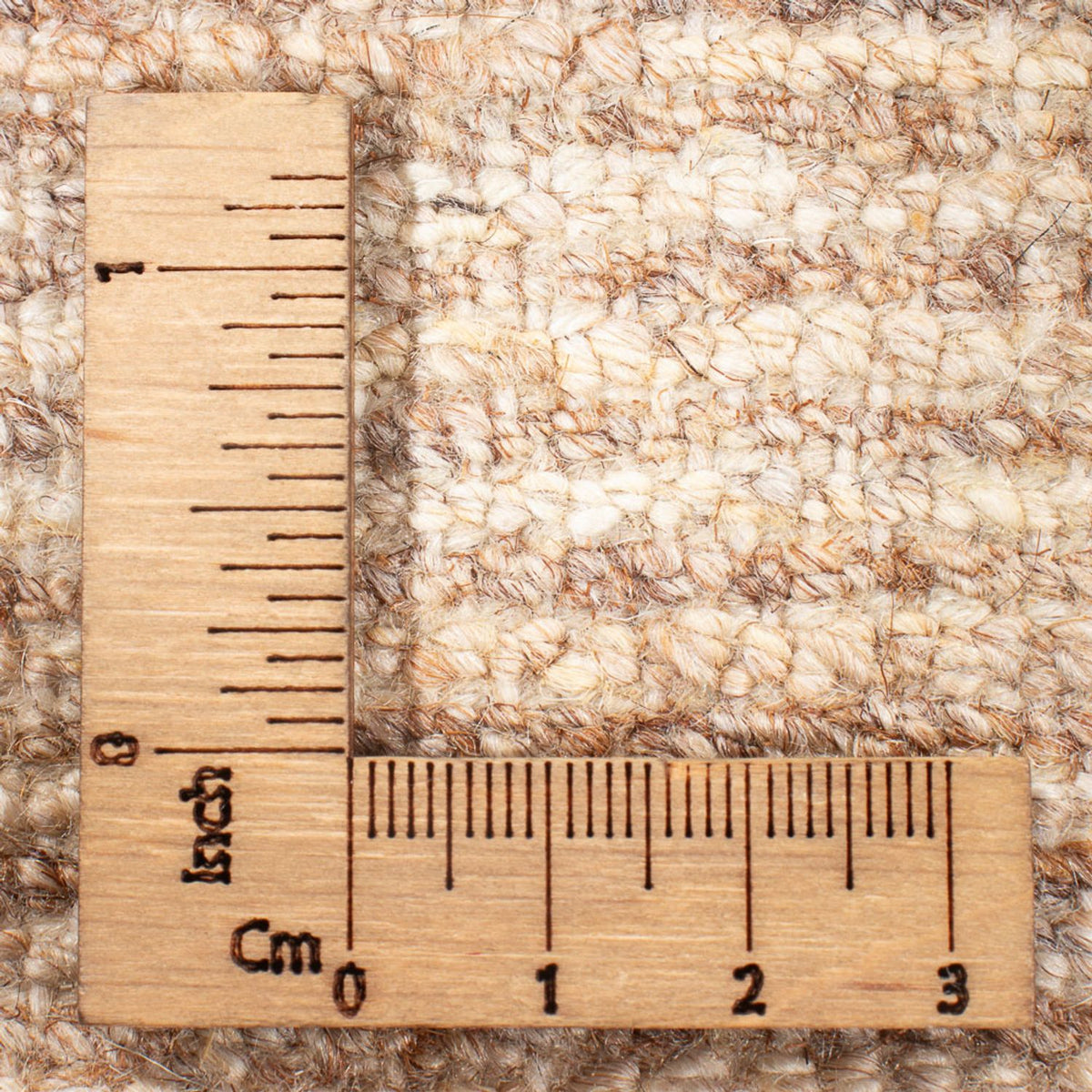 Dywan Gabbeh - perski - 152 x 100 cm - ciemny beż