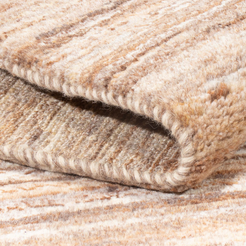 Dywan Gabbeh - perski - 145 x 98 cm - ciemny beż