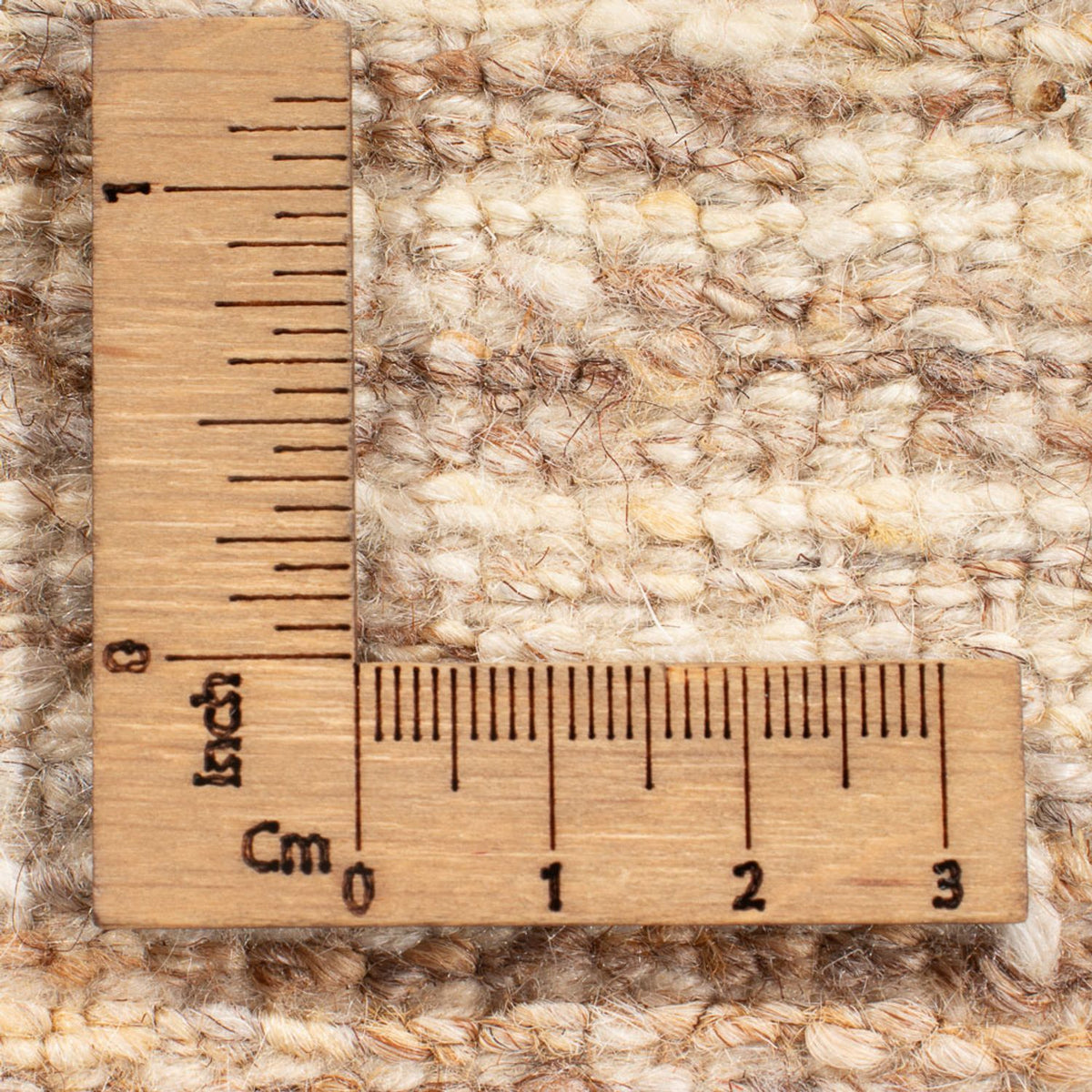 Dywan Gabbeh - perski - 143 x 94 cm - ciemny beż