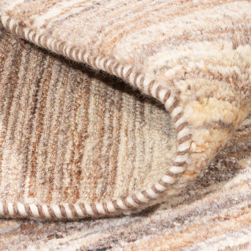 Dywan Gabbeh - perski - 145 x 100 cm - ciemny beż