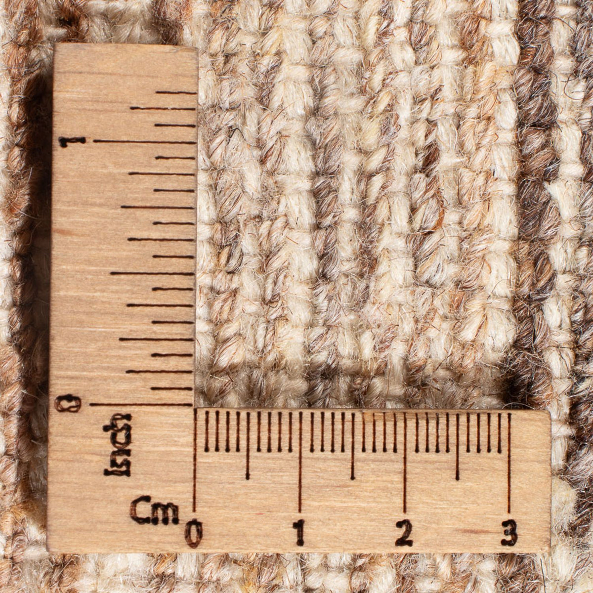 Dywan Gabbeh - perski - 145 x 100 cm - ciemny beż