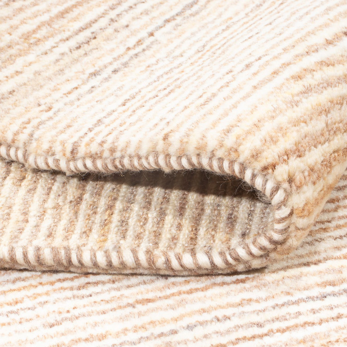 Dywan Gabbeh - perski - 148 x 102 cm - ciemny beż