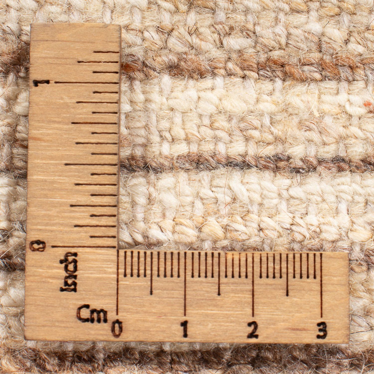 Dywan Gabbeh - perski - 140 x 105 cm - ciemny beż