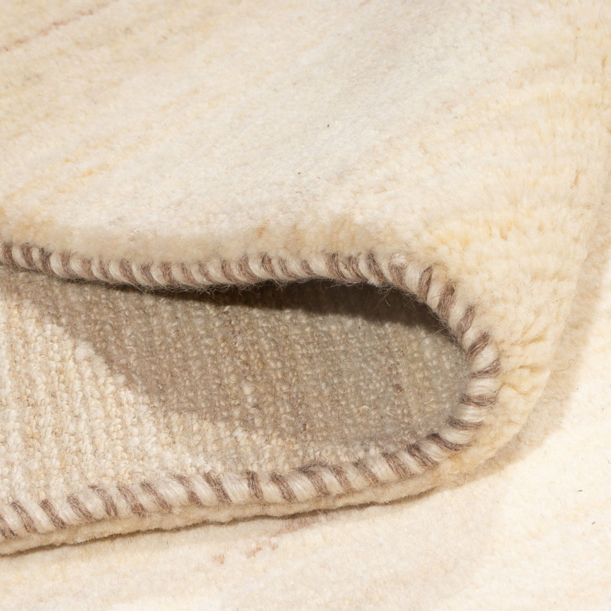 Dywan Gabbeh - perski - 248 x 174 cm - jasny beż