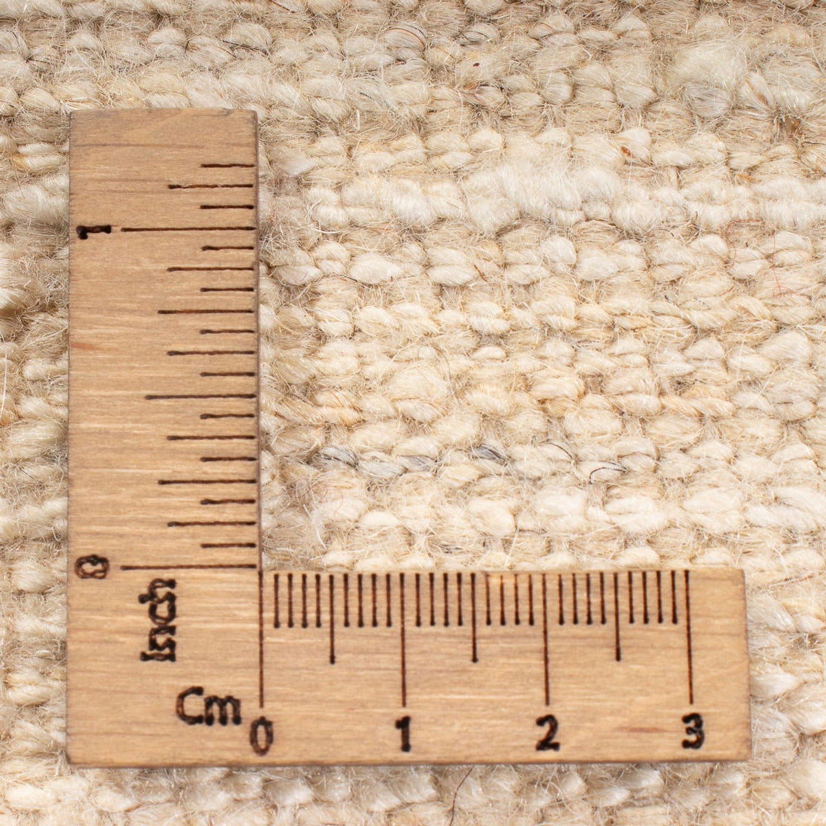 Dywan Gabbeh - perski - 190 x 145 cm - biały