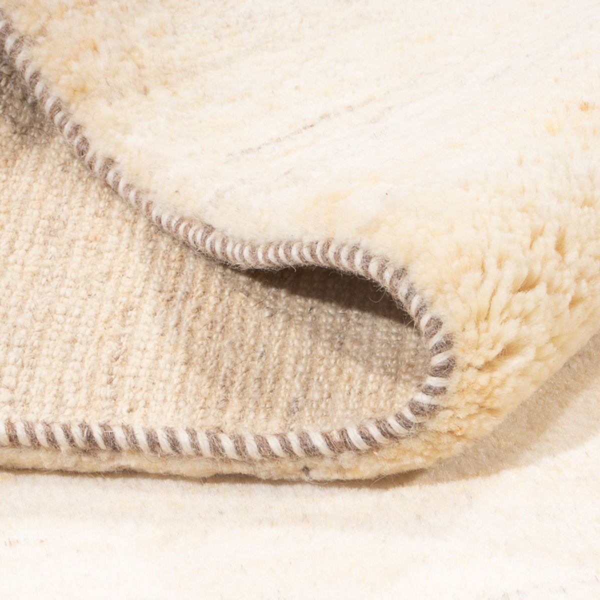 Dywan Gabbeh - perski - 196 x 151 cm - jasny beż