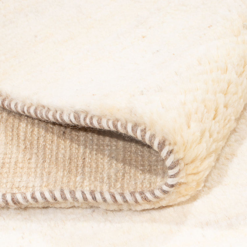 Dywan Gabbeh - perski - 200 x 148 cm - biały