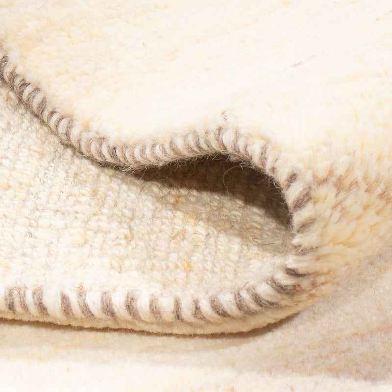 Dywan Gabbeh - perski - 101 x 61 cm - kremowy