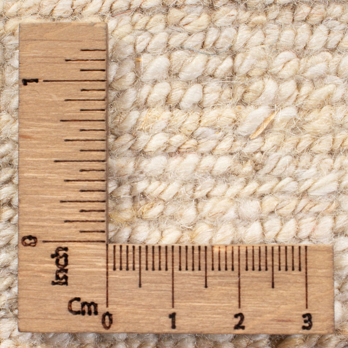 Dywan Gabbeh - perski - 101 x 61 cm - kremowy