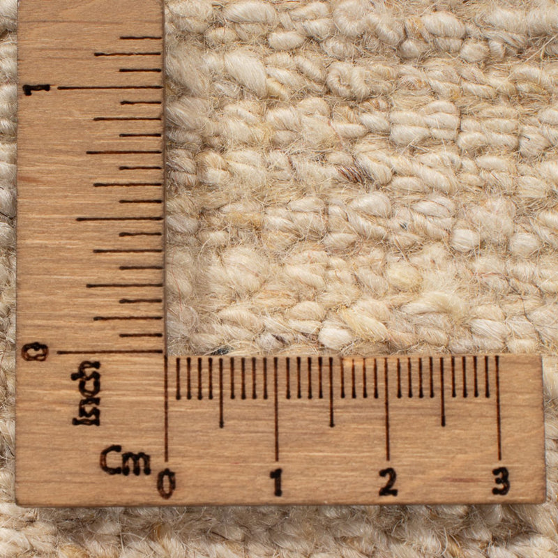 Dywan Gabbeh - perski - 237 x 160 cm - naturalna biel